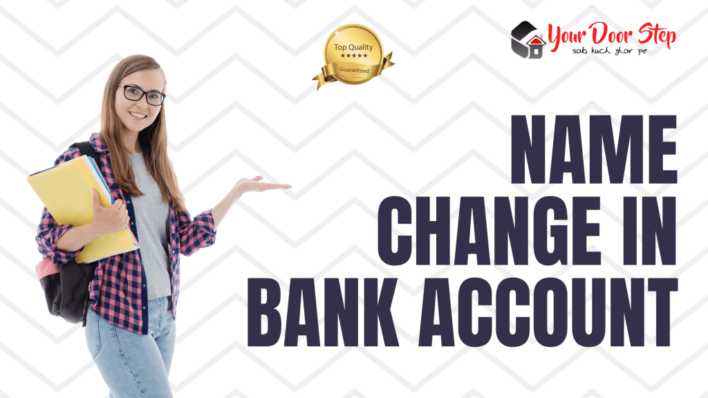 name change in bank account