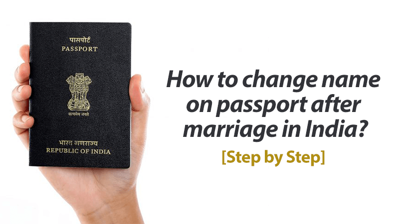 How to change name in passport after marriage