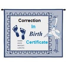 Correction in Birth Certificate