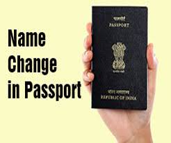 Name Change In Passport
