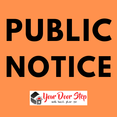 Public Notice | Public Notice in India