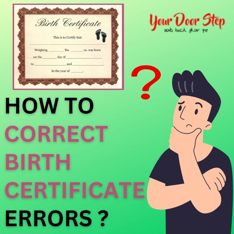 How to correct birth certificate errors