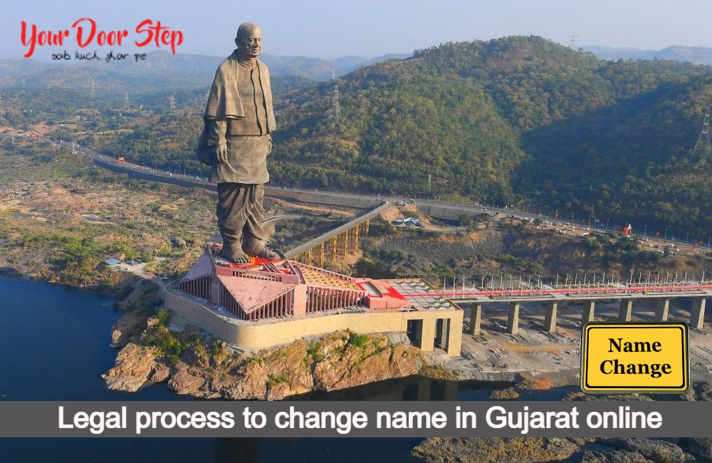 Legal process to change name in Gujarat online