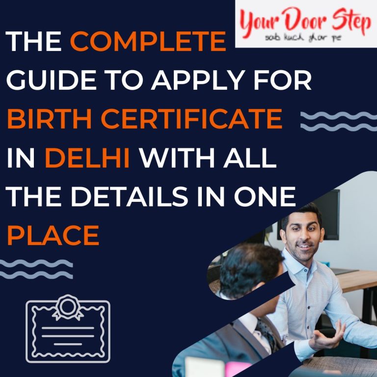 apply for birth certificate Delhi