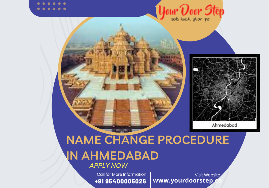 Name change procedure in Ahmedabad