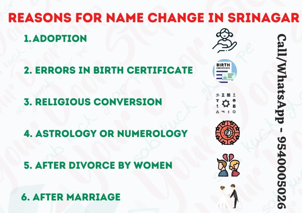 Reasons For Name Change in Srinagar