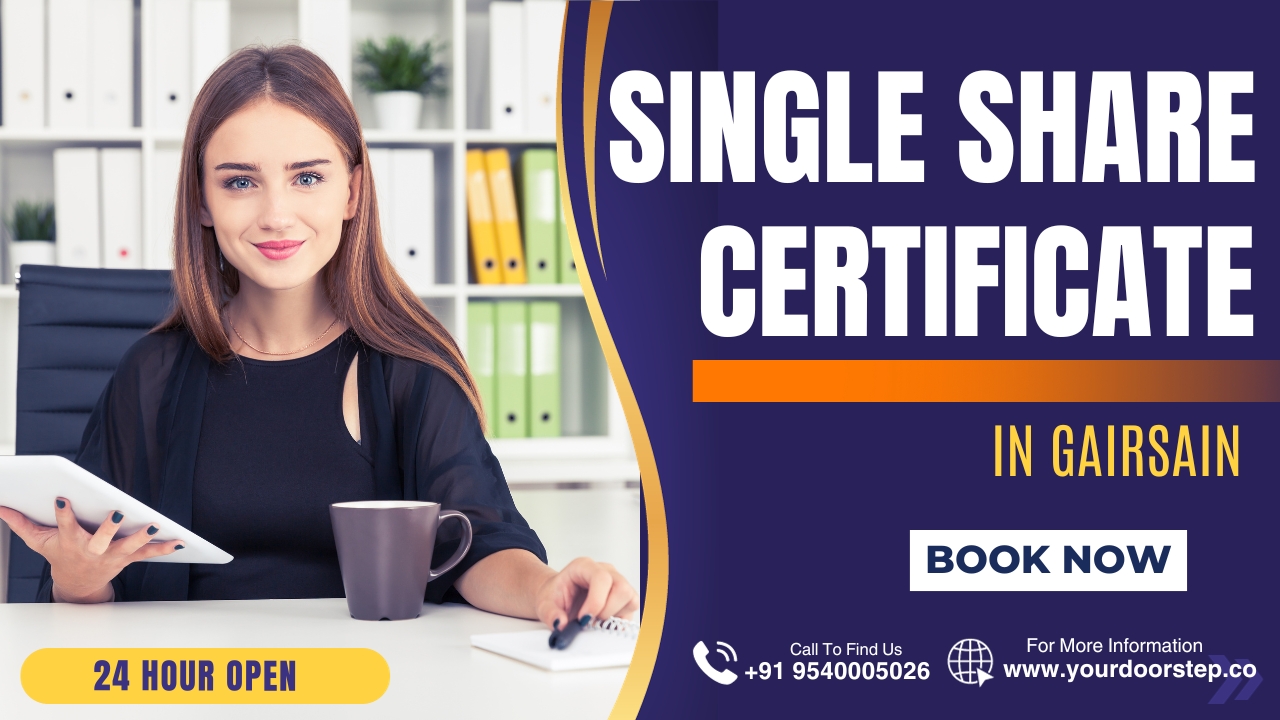 Single Status Certificate Gairsain, Uttarakhand