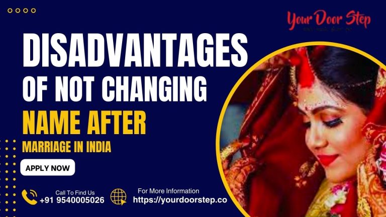 Disadvantages of not changing name after marriage in India - Change Your Surname after Marriage