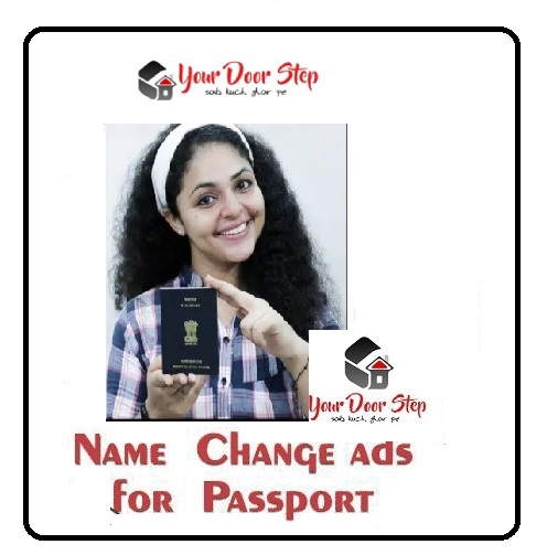 Name Change Ad in Newspaper For Passport