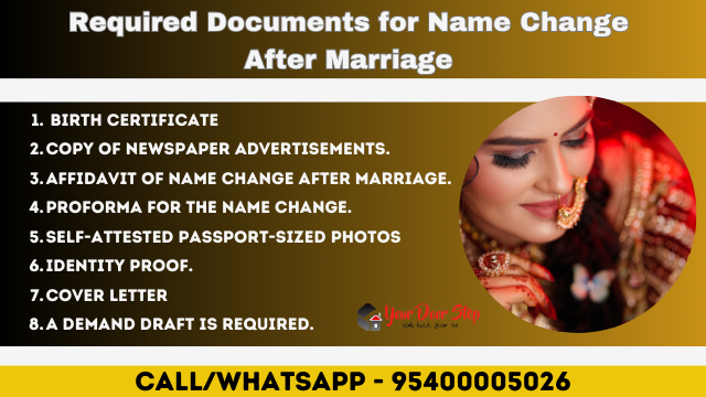 Document Required for Name Change After Marriage in Thiruvalla