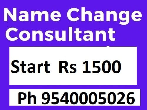 Name Change Consultant