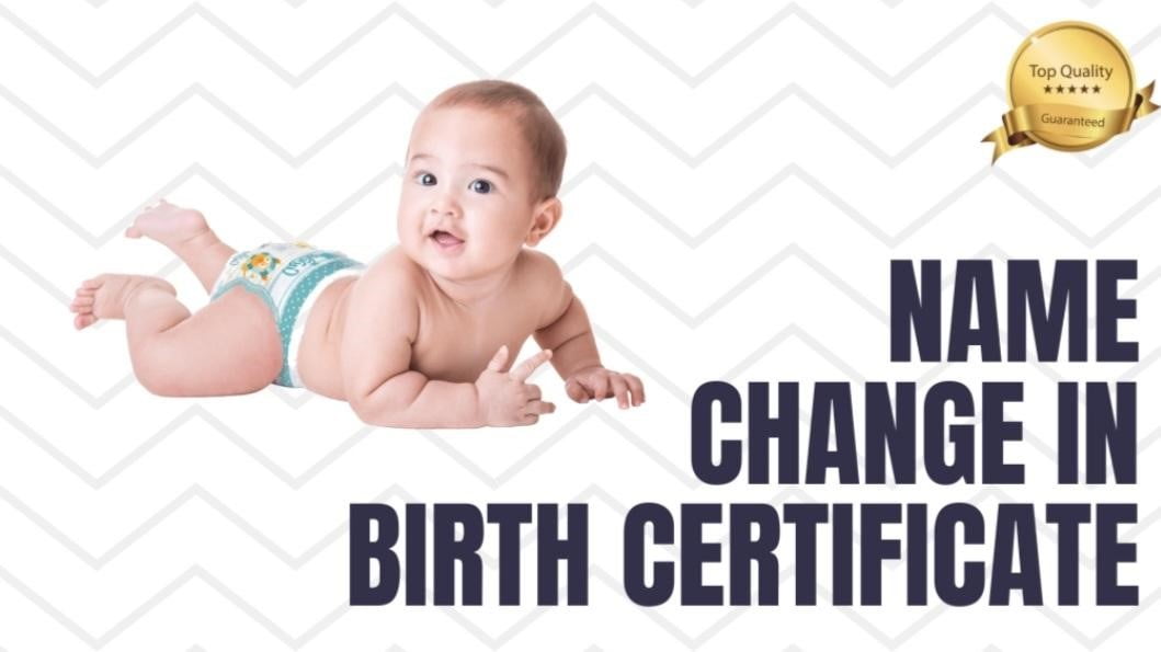 name correction in birth certificate