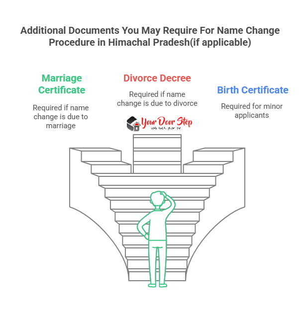 Additional Documents You May Require For Name Change Procedure in Himachal Pradesh(if applicable)