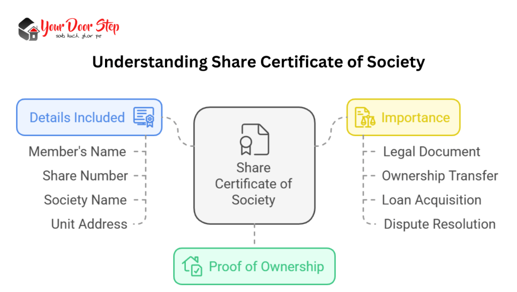 what is share Certificate of Society?