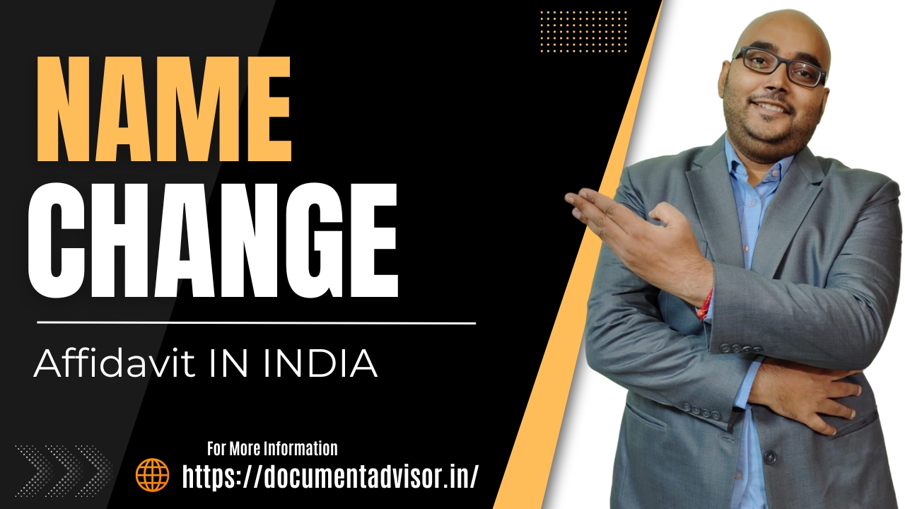 Name Correction Affidavit - Name Change In India