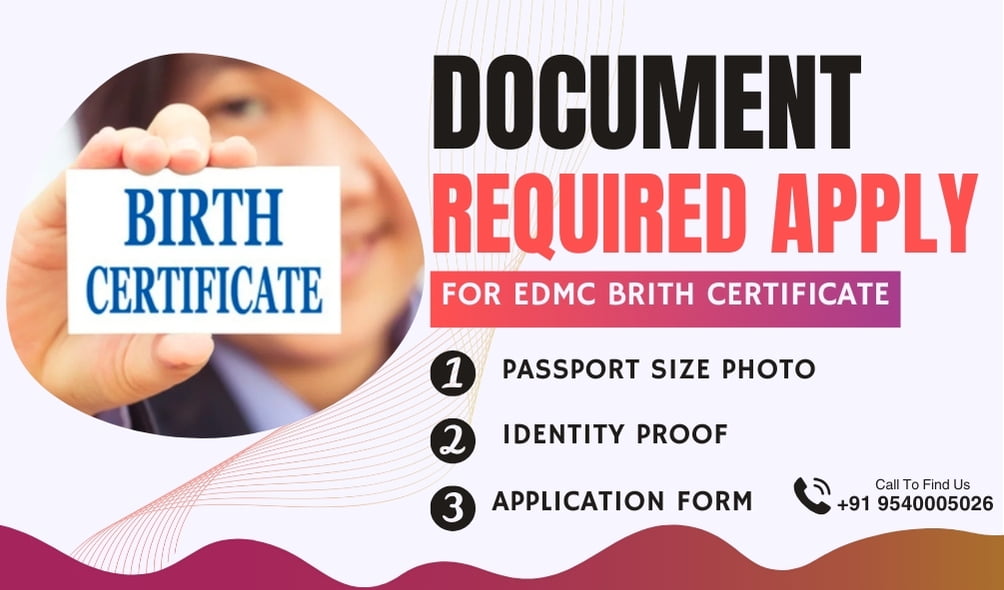 How Do You Apply For An EDMC Birth Certificate?