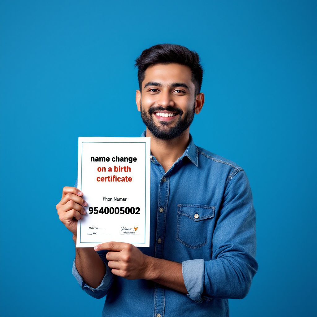 How to Change Your Name on a Birth Certificate in India