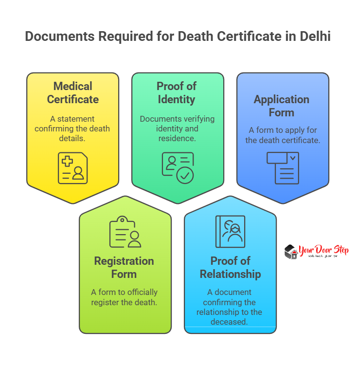 Documents Required for Death Certificate in Delhi