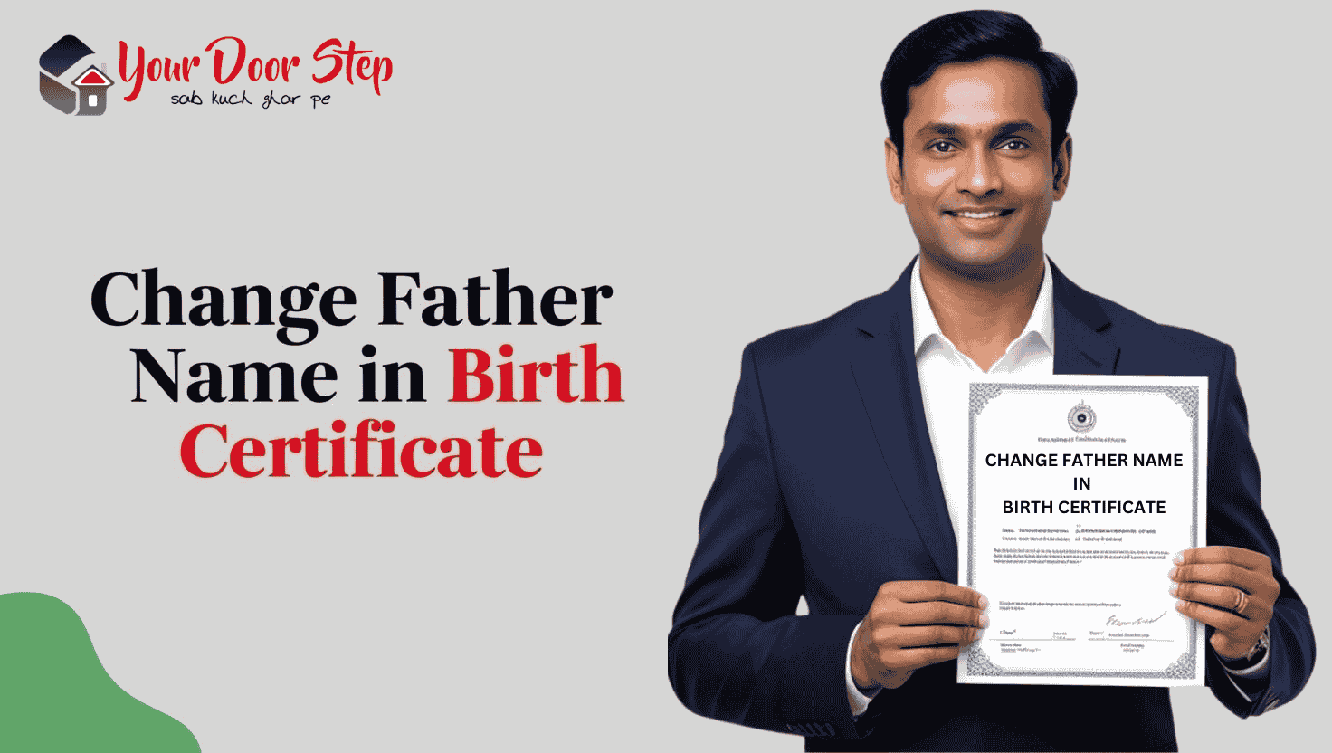 change father name in birth certificate