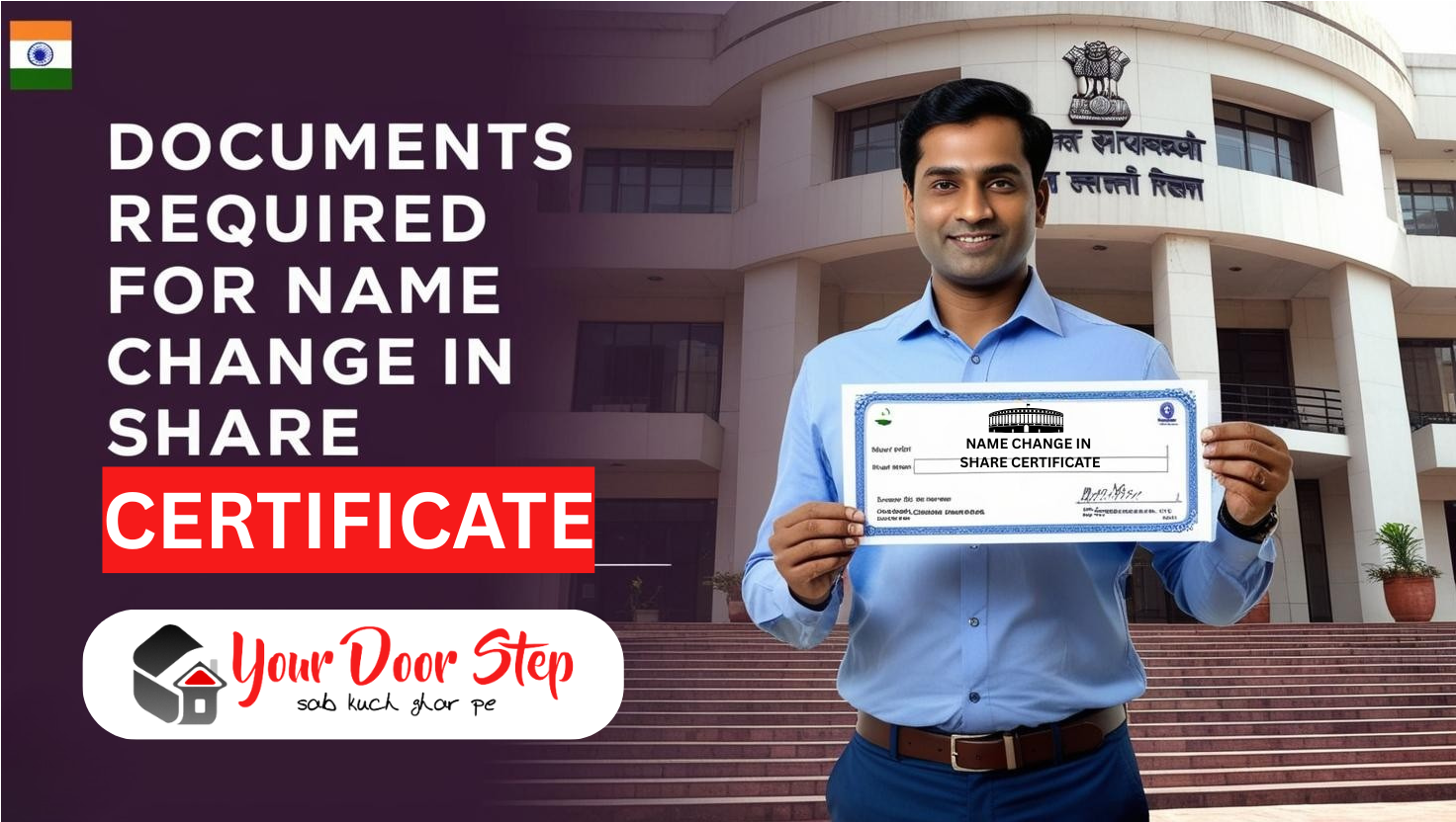 Documents Required for Name Change in Share Certificate