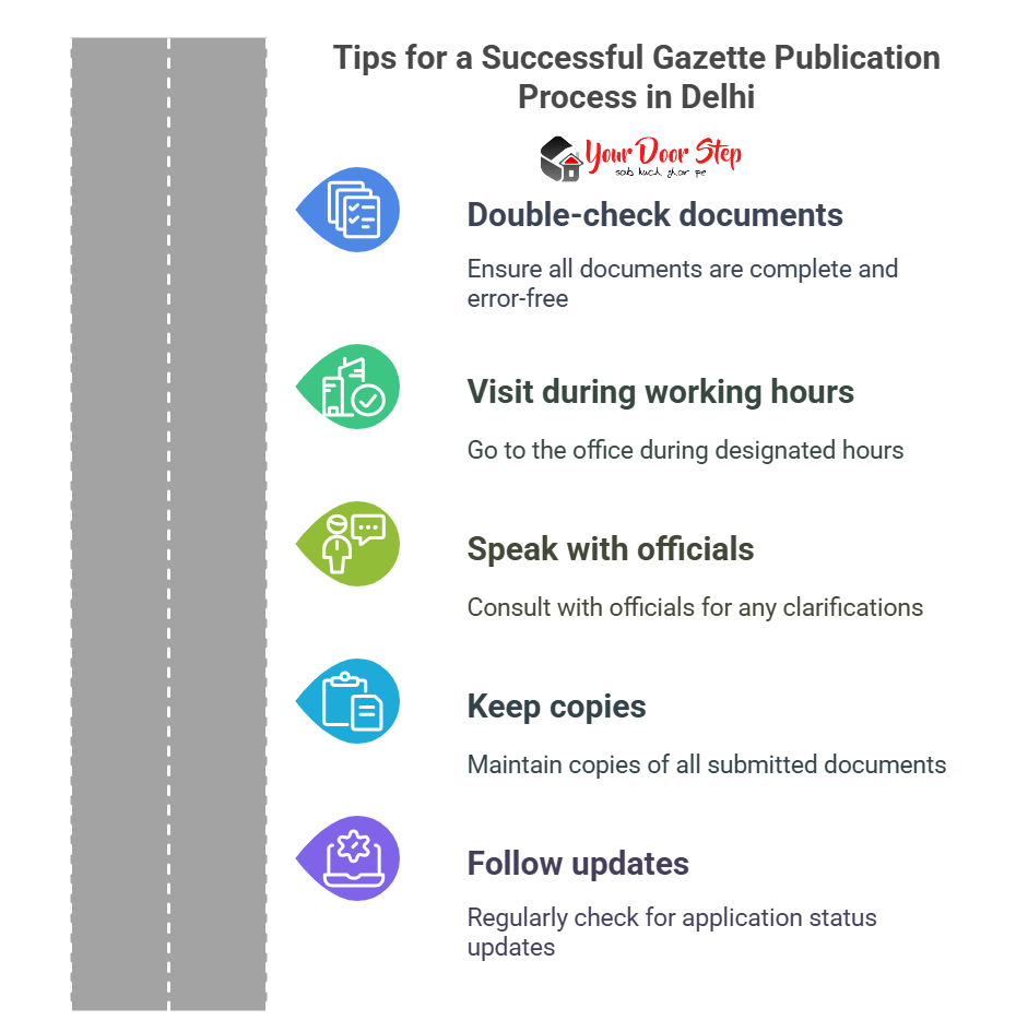 Tips for a Successful Gazette Publication Process in Delhi
