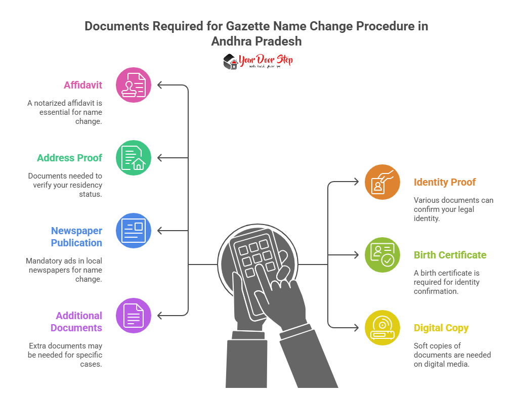 Documents Required for Gazette Name Change Procedure in Andhra Pradesh