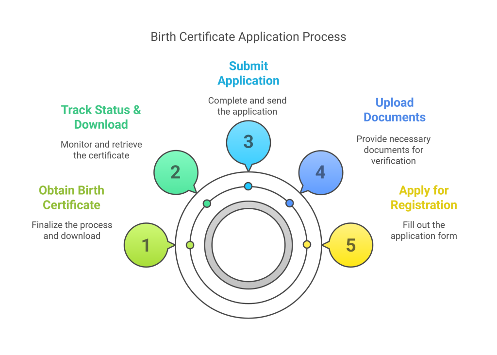 birth certificate application process