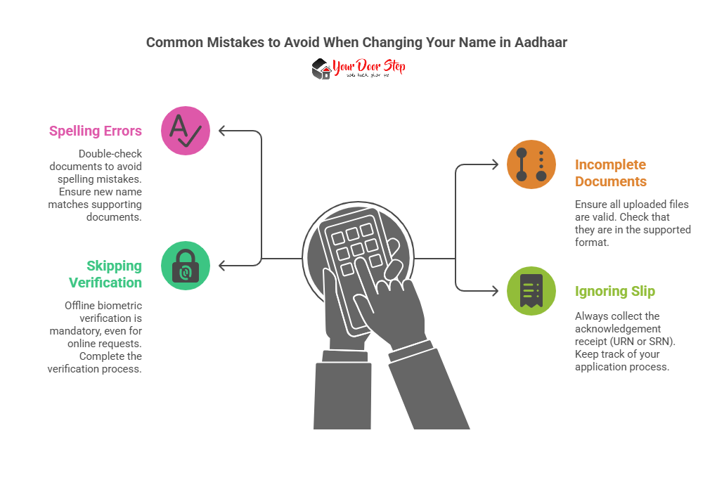 Common Mistakes to Avoid When Changing Your Name in Aadhaar