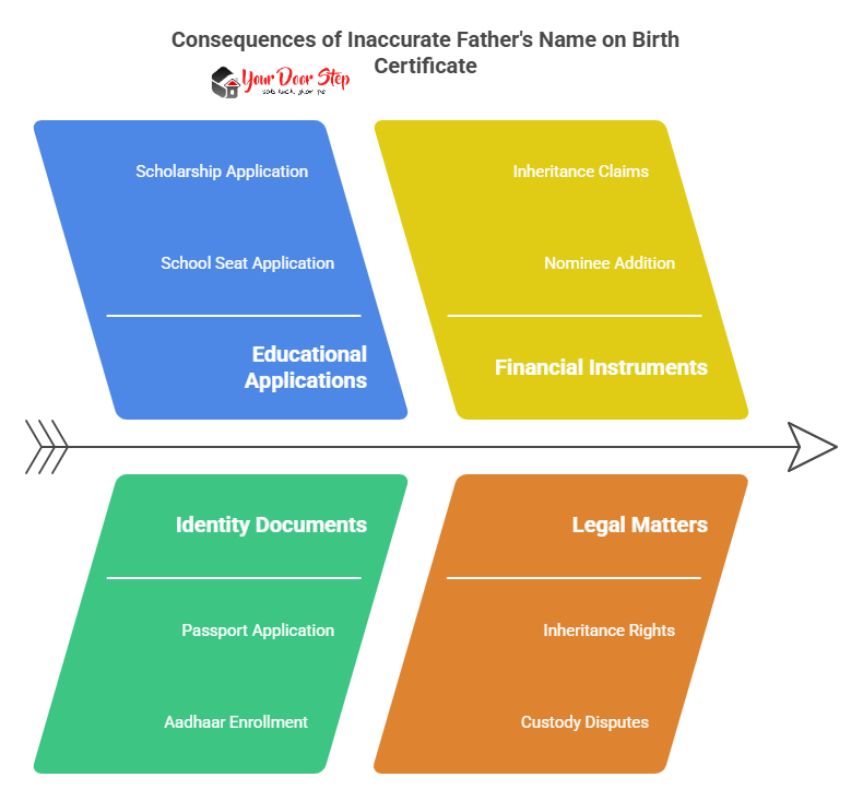 Consequences of Inaccurate Father's Name on Birth Certificate