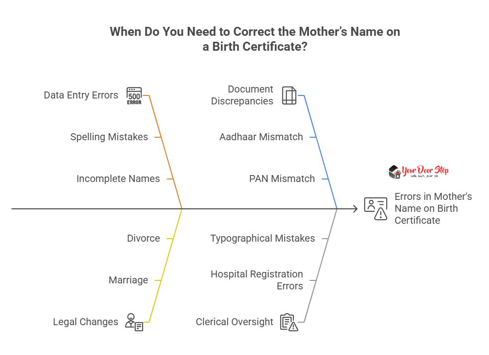 When Do You Need to Correct the Mother’s Name on a Birth Certificate