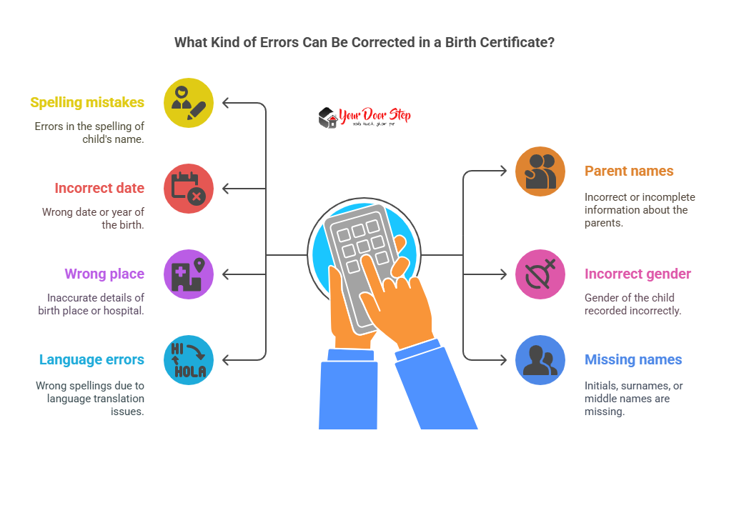 What Kind of Errors Can Be Corrected in a Birth Certificate