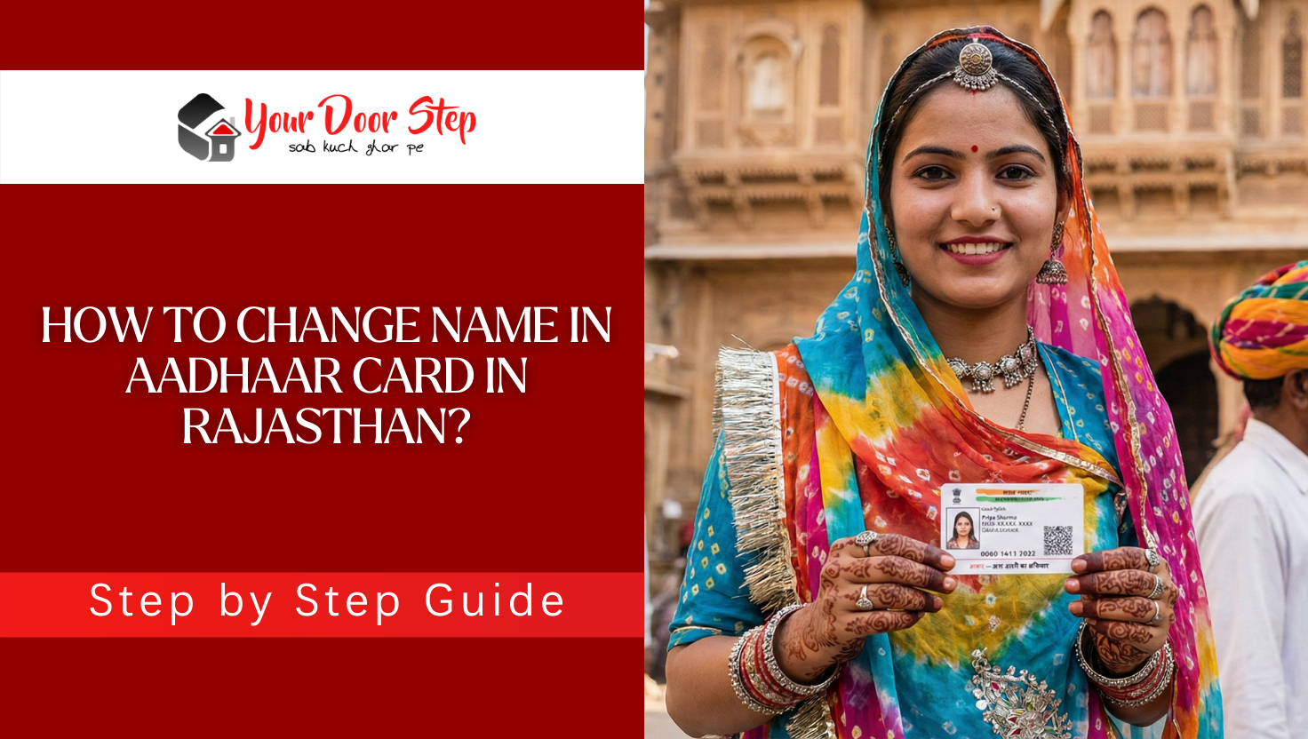 How to Change Name in Aadhaar Card in Rajasthan: Complete Step By Step Guide (Updated for 2026)