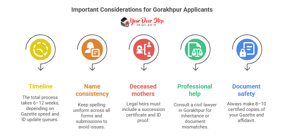Important Considerations for Gorakhpur Applicants
