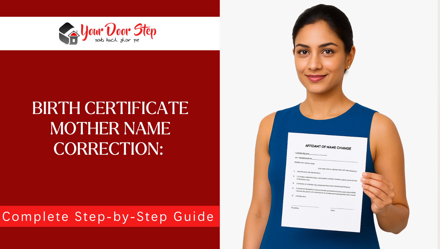 Birth Certificate Mother Name Correction: Complete Step-by-Step Guide