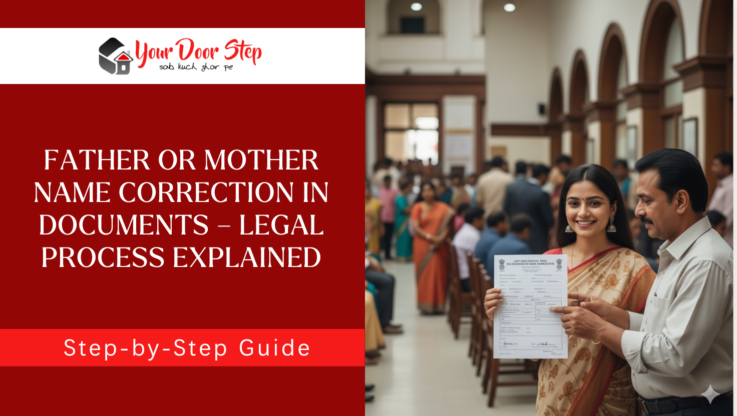 Correcting Father/Mother Name in Legal Documents