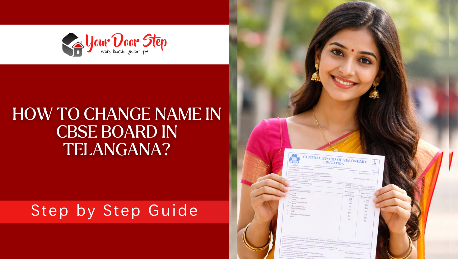 How to Change Name in CBSE Board in Telangana: Complete Step-by-Step Guide (Updated for 2026)