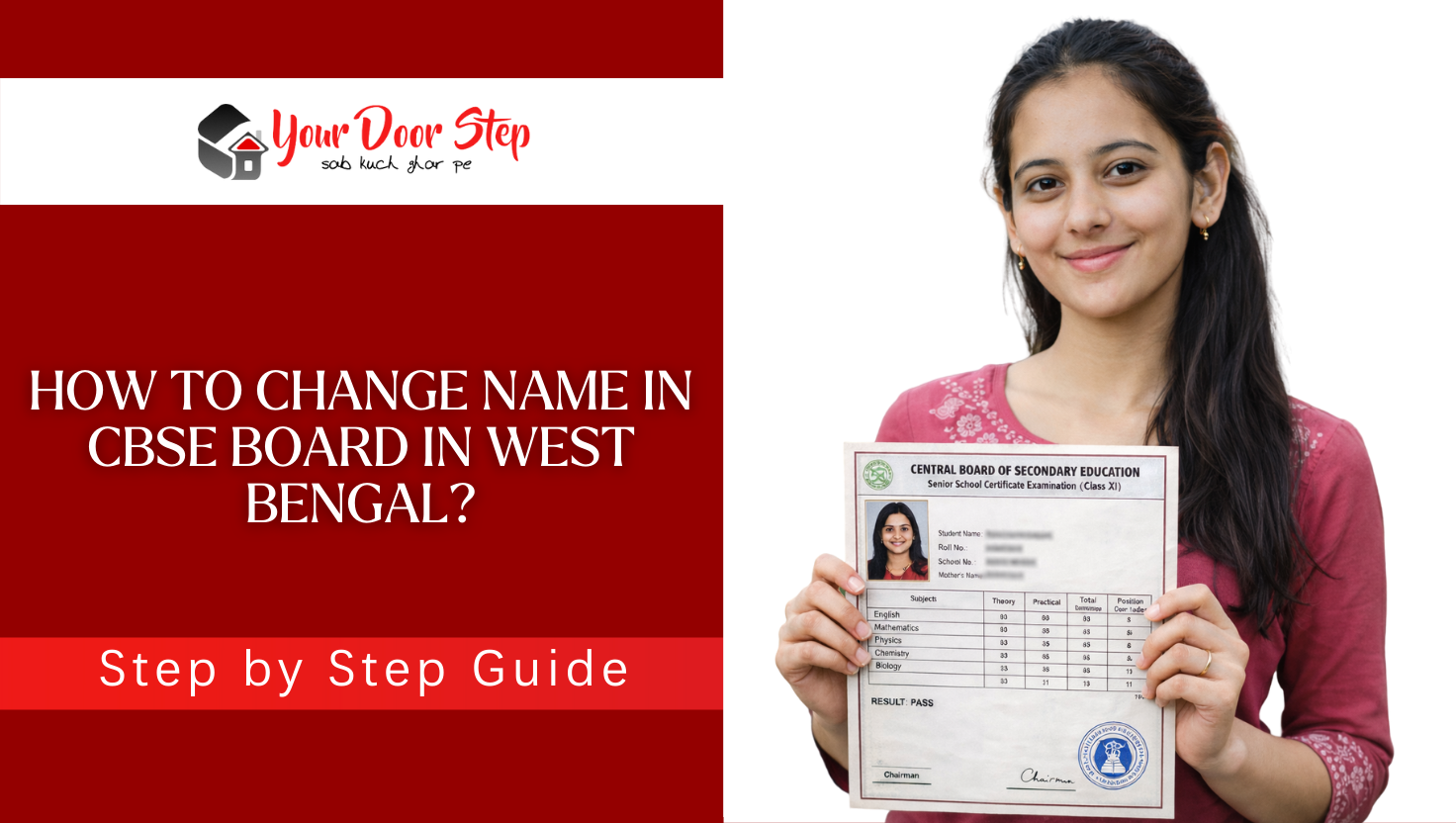 How to Change Name in CBSE Board in West Bengal (2026 – Complete Step-by-Step Guide)