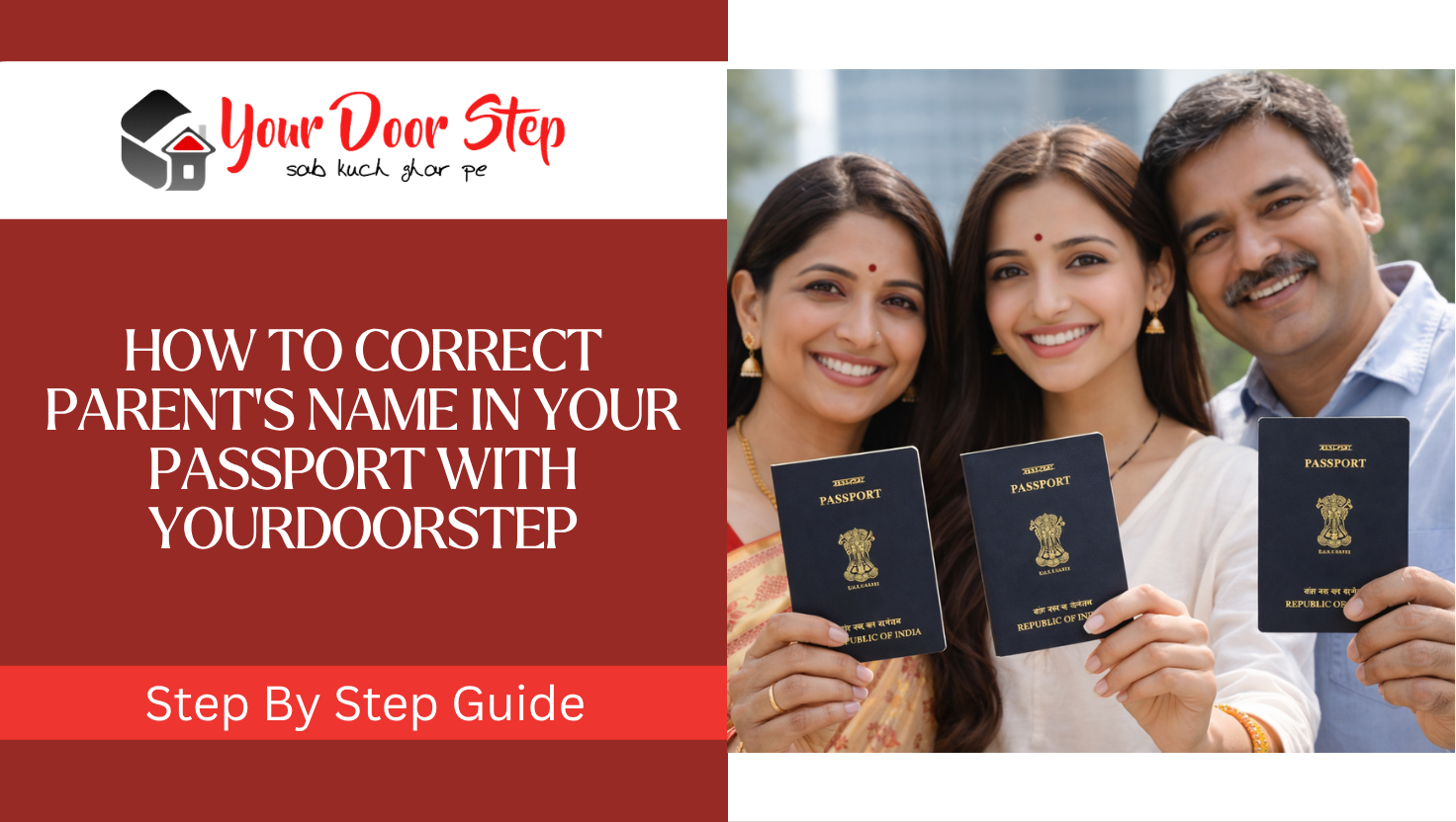 How to Correct Parent’s Name in Your Passport with YourDoorstep