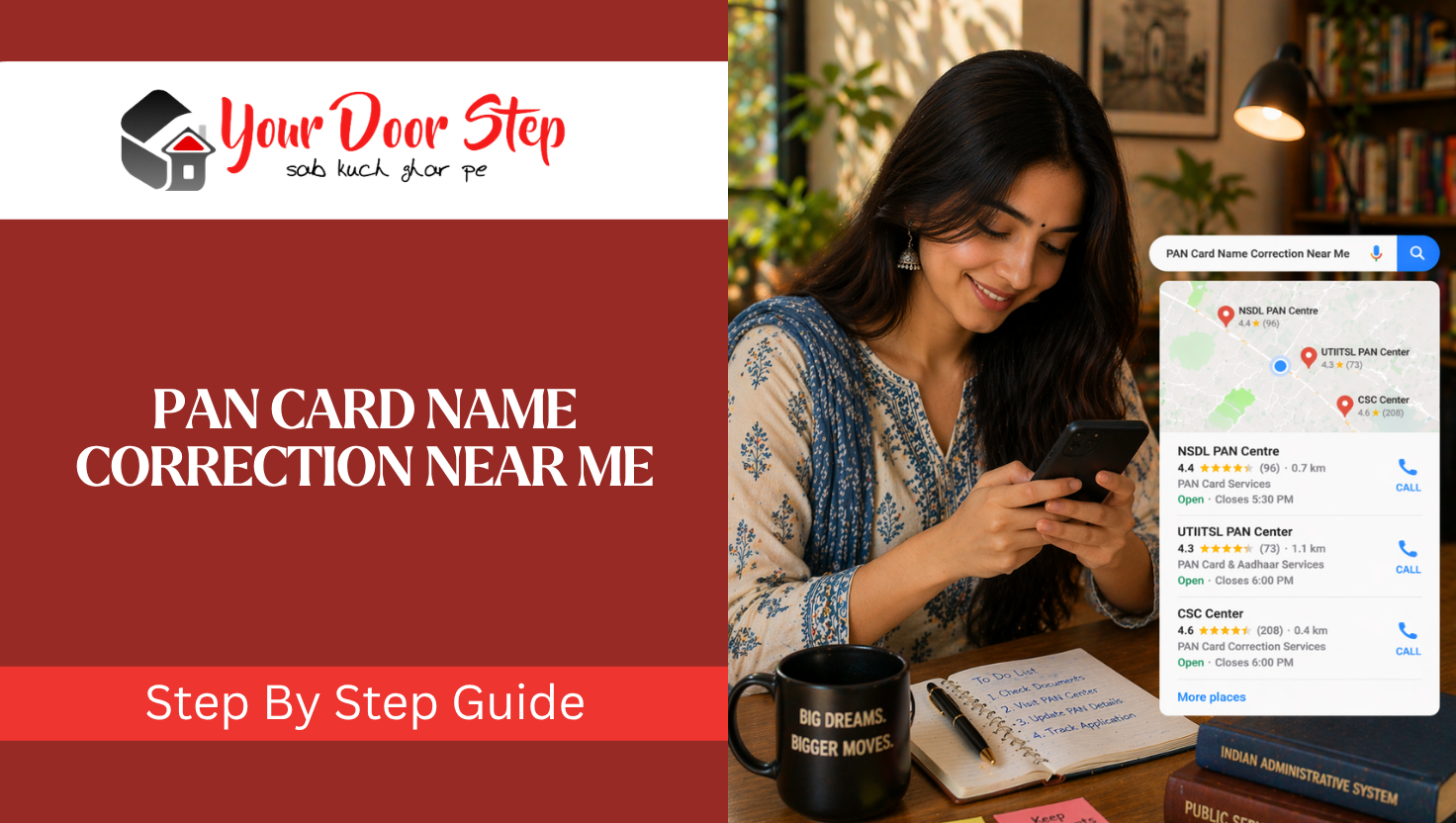 PAN Card Name Correction Near Me – Step-by-Step Guide